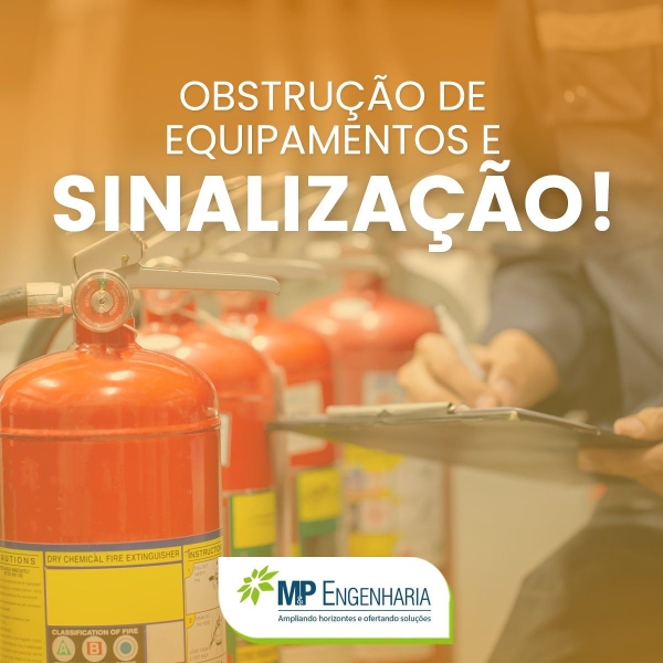Obstru&ccedil;&atilde;o de equipamentos e sinaliza&ccedil;&atilde;o