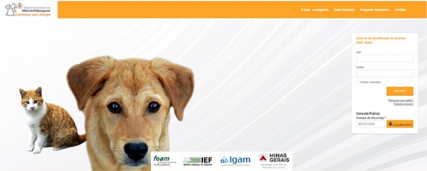 Governo de Minas lan&ccedil;a sistema estadual de identifica&ccedil;&atilde;o de animais dom&eacute;sticos